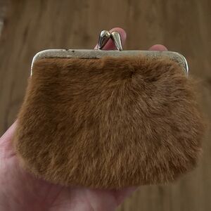 Kangaroo Real Fur Coin Purse